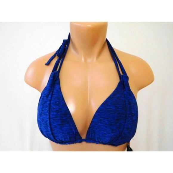 NEW La Blanca Midnight Rain Bikini Top Padded Size 6 Swimwear MenWomenStyles - Picture 2 of 11